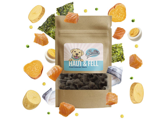 Kaufuniversum - Sollis Solli's Snack Hund Fisch Snack für Haut und Fell 80g