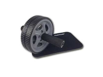 Tunturi Double Exercise Wheel Deluxe Ab Roller mit Matte