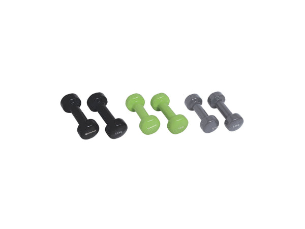 Kaufuniversum - Schildkröt Vinyl Hantel Set im Kunststoffkoffer 2x 0.5kg/ 2x 1.0kg / 2x 1.5kg