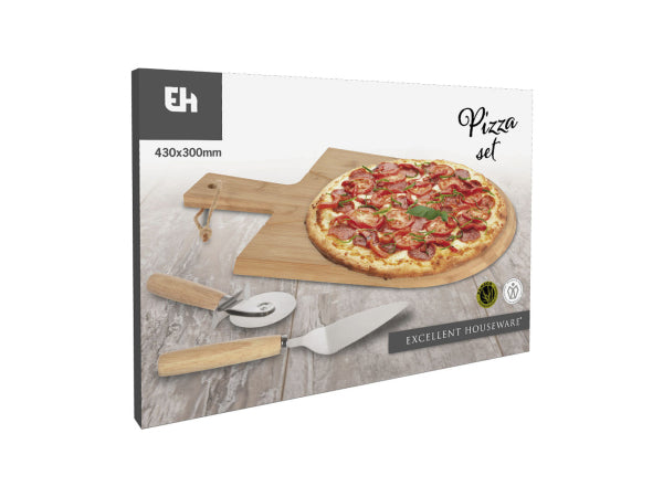 Kaufuniversum - FS-STAR Pizza Set mit Schneidebrett und Schneider
