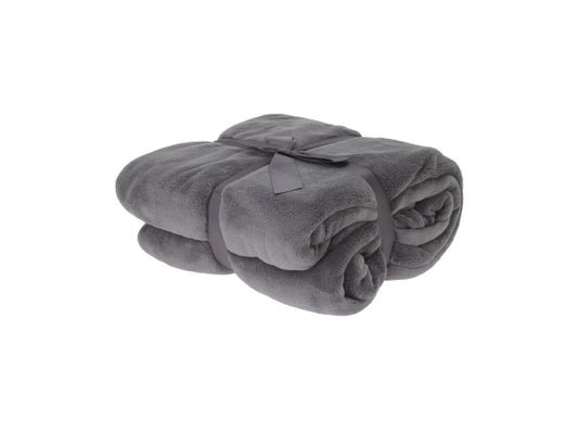 Kaufuniversum - FS-STAR Fleece Decke 180x230cm grau