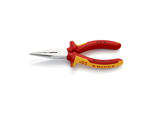 Kaufuniversum - KNIPEX Flachrundzange mit Schneide VDE 160mm