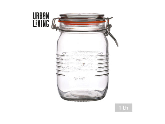 Kaufuniversum - Urban Living Einmachglas 1L mit Clipverschluss