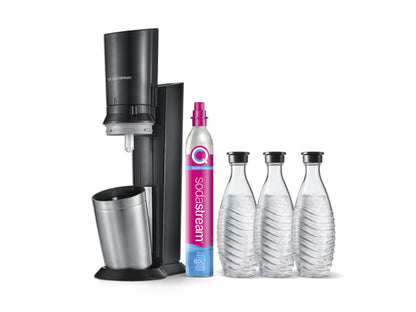 SodaStream Crystal Mega Pack inkl. 3 Glaskaraffen 0.7L