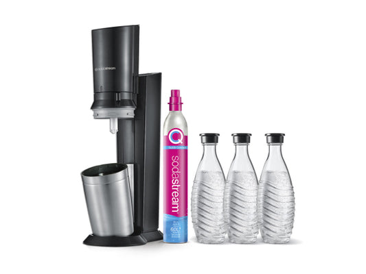 Kaufuniversum - SodaStream Crystal Mega Pack inkl. 3 Glaskaraffen 0.7L