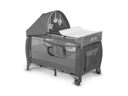 Lionelo Reisebettchen Sven Plus Grey Scandi 2in1