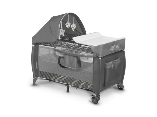 Kaufuniversum - Lionelo Reisebettchen Sven Plus Grey Scandi 2in1