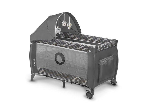 Kaufuniversum - Lionelo Reisebettchen Sven Plus Grey Scandi 2in1