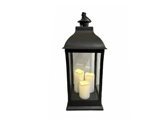 Kaufuniversum - FS-STAR Laterne mit 3 LED Kerze Hx60cm