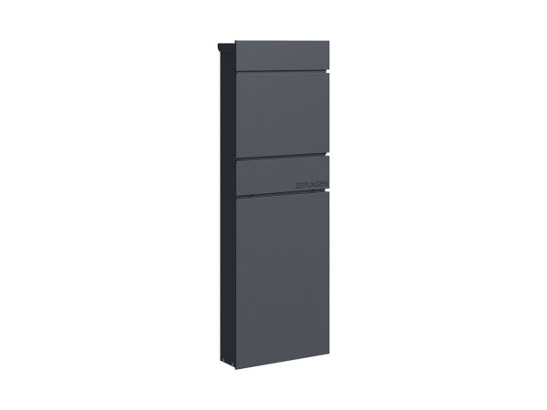 Kaufuniversum - Holmberg Paket-Briefkasten schmal 39.5x14.2x115cm anthrazit