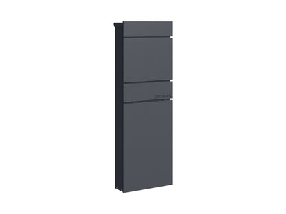 Holmberg Paket-Briefkasten schmal 39.5x14.2x115cm anthrazit