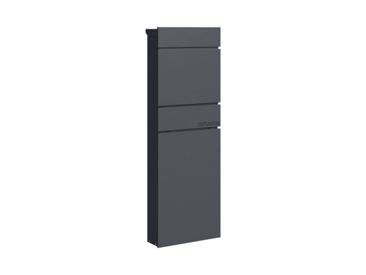 Kaufuniversum - Holmberg Paket-Briefkasten schmal 39.5x14.2x115cm anthrazit