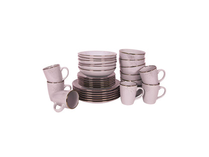 Tavola Geschirrset Lucca 30-teilig pink
