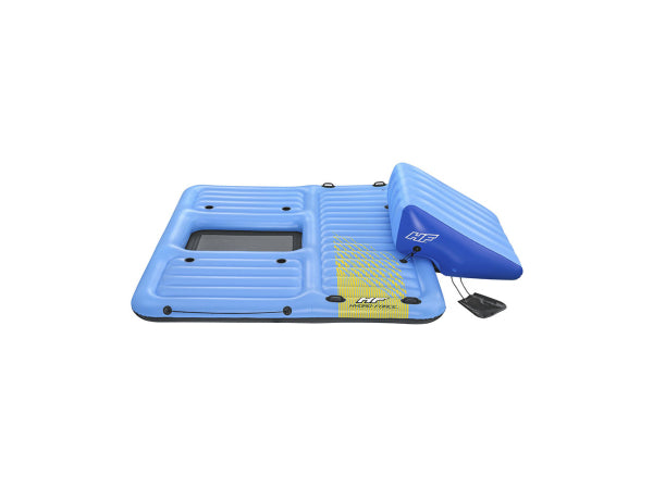Kaufuniversum - Hydro-Force Badeinsel Summer Slide mit Wasserrrutsche 376 cm x 311 cm