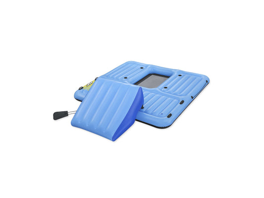 Hydro-Force Badeinsel Summer Slide mit Wasserrrutsche 376 cm x 311 cm