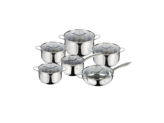 Kaufuniversum - Berlinger Haus 12-teiliges Kochgeschirr-Set Silver Jewellery Collection
