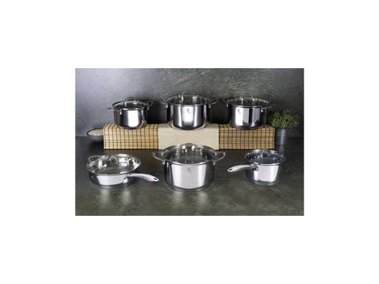 Berlinger Haus 12-teiliges Kochgeschirr-Set Silver Jewellery Collection