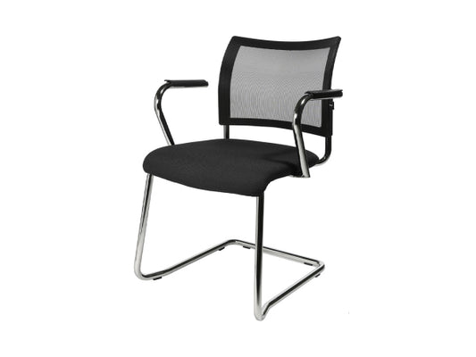 CONTINI Konferenzstuhl Freischwinger V20 schwarz