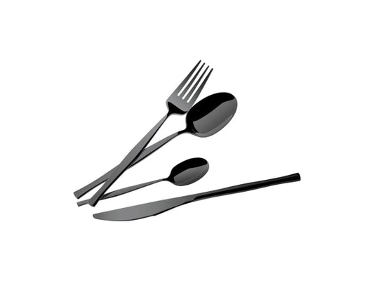 Kaufuniversum - Berlinger Haus 24 teiliges Besteckset breit Matte Black Collection