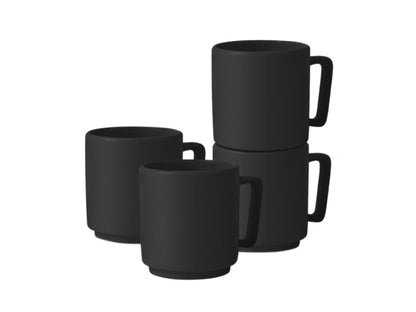 Berlinger Haus Tassenset 4 Stk. 300ml Matte Black Collection