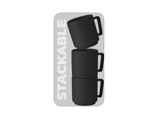 Berlinger Haus Tassenset 4 Stk. 300ml Matte Black Collection