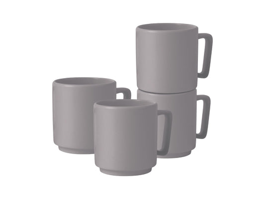 Kaufuniversum - Berlinger Haus Tassenset 4 Stk. 300ml matt taupe Sahara