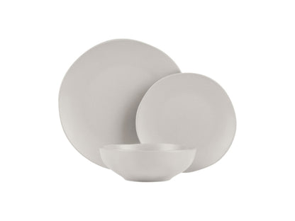 Berlinger Haus 18-teiliges Tellerset matt cream Sahara Collection