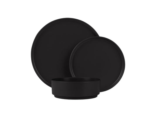 Kaufuniversum - Berlinger Haus Tellerset 18teilig Matte Black Collection