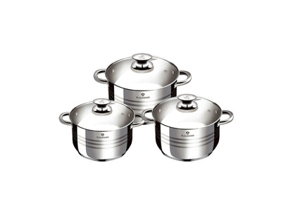Blaumann 6-teiliges Kochgeschirr-Set Gourmet Line
