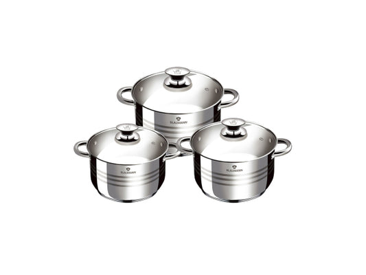 Kaufuniversum - Blaumann 6-teiliges Kochgeschirr-Set Gourmet Line