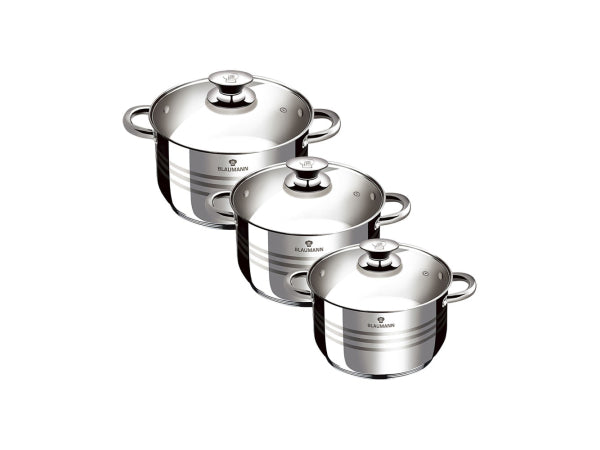 Kaufuniversum - Blaumann 6-teiliges Kochgeschirr-Set Gourmet Line