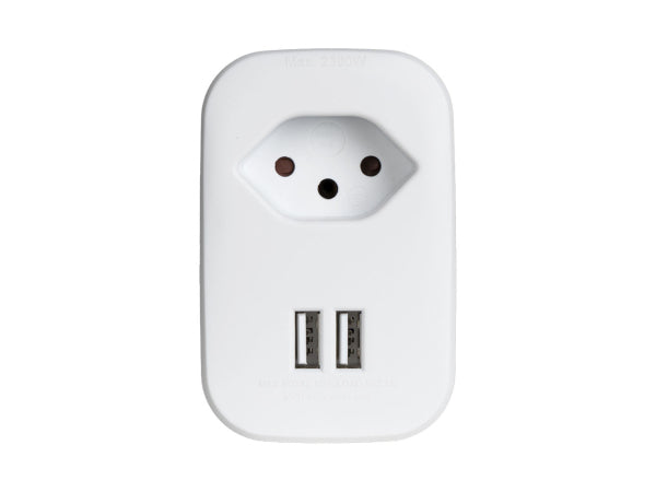 Kaufuniversum - Ekström Steckdosenadapter mit USB-Ladeanschluss weiss
