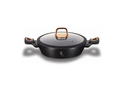 Berlinger Haus 10 pcs Marble Coating Cookware Set (Black Rose)