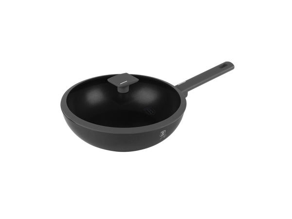 Kaufuniversum - Berlinger Haus Wok Bratpfanne Ø 28cm mit Deckel Anthracite Collection