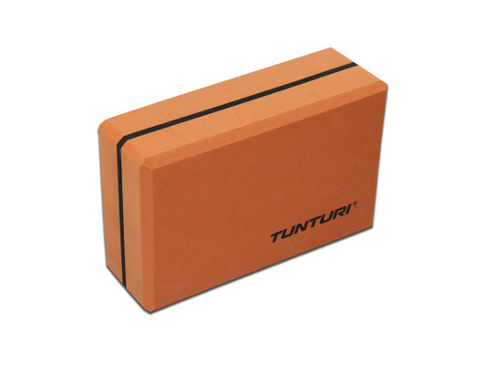 Kaufuniversum - Tunturi Yoga Block Klotz orange