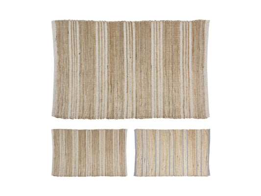 Kaufuniversum - FS-STAR Teppich Jute-Baumwolle 2versch. Farben