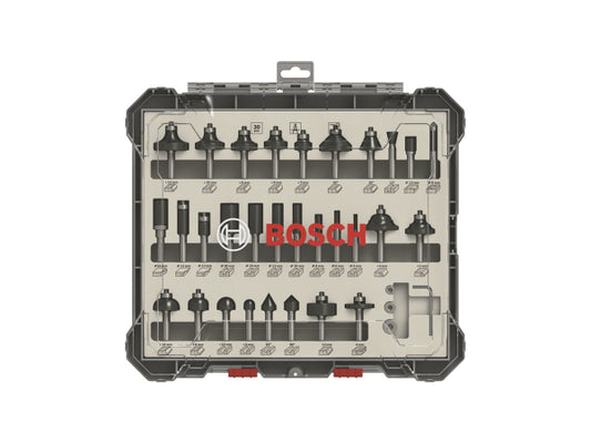 Kaufuniversum - Bosch Professional Bosch 30 tlg Mixed Fräser Set 8mm Schaft