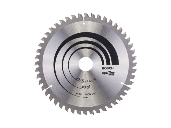 Kaufuniversum - Bosch Professional Bosch Kreissägeblatt Optiline Wood, 216x30x2.8mm, 48