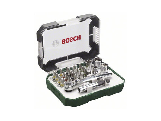 Kaufuniversum - Bosch Professional Bosch 26-teiliges Schrauberbit- und Ratschen-Set
