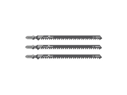 Bosch Professional Bosch 3 Stichsägeblätter T344D