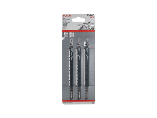 Bosch Professional Bosch 3 Stichsägeblätter T344D