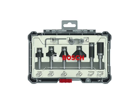 Kaufuniversum - Bosch Professional Bosch 6 tlg Trim&Edging Set 8mm Schaft