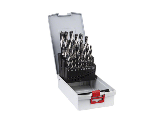 Kaufuniversum - Bosch Professional Bosch HSS-Spiralbohrer PointTeQ 25teilig ProBox 1-13mm