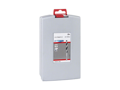 Bosch Professional Bosch HSS-Spiralbohrer PointTeQ 25teilig ProBox 1-13mm