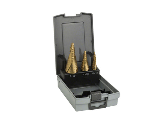Kaufuniversum - Bosch Professional Bosch 3-teiliges HSS-TiN-Stufenbohrerset 4-12/4-20/6-30
