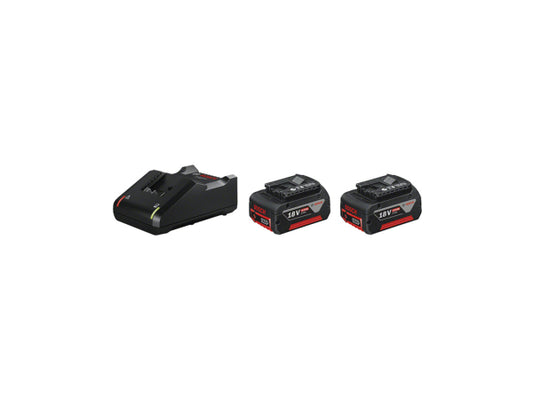 Kaufuniversum - Bosch Professional Bosch Starter Set 2x 4.0Ah/GAL 18V-40 Akku