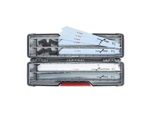 Kaufuniversum - Bosch Professional Bosch 20-tlg. ToughBox-Sägeblatt-Set All-in-One für Hubsäge