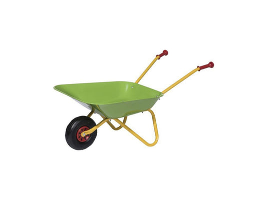 Kaufuniversum - OUTDOOR active Schubkarre Metall grün und gelb