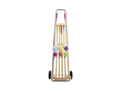 OUTDOOR active Krocketwagen für 6 Spieler L92cm