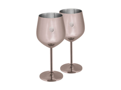 Berlinger Haus Edelstahl Weingläser 2 Stück Black Rose Collection